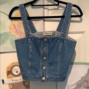 Denim Crop Top